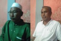 Tokoh Masyarakat Kelurahan Rukun Lima, Kecamatan Ende Selatan, Haji Abdul Rahman Pula Jongo (Hijau) dan Zulkinanar DM (Putih) (Foto: Mateus Bheri/SP)