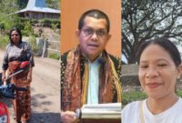 Gubernur NTT, Emanuel Melkiaded Laka Lena, Orang tua murid di NTT, Ibu Yuliana dan Agustina ( Foto: Istimewa)