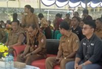 Bupati Ende, Yosef Benediktus Badoeda, S.H, M.H mengahadiri kegiatan launching Kopdes Merah Putih di Desa Wolotopo (Foto: Mateus Bheri/SP)