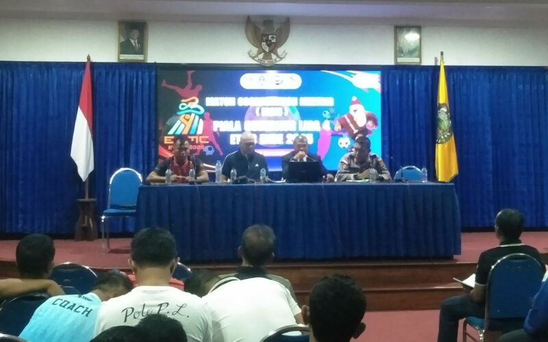 Penarikan nomor undian bagi tim yang akan berlaga di ETMC 2025 (Foto: Mateus Bheri/SP)