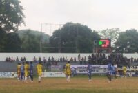 Laga Perempatfinal antara Persada SBD versus Persekota Kupang (Foto: Mateus Bheri/SP)