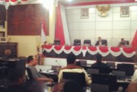 Rapat Paripurna Interpelasi DPRD Ende (Foto: Mateus Bheri/SP)