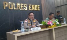 Bangun Sinergisitas, Kapolres Ende Silaturahmi Bersama Wartawan