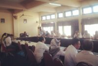 Rapat Dengar Pendapat (RDP) DPRD Kabupaten Ende dengan Inspektorat, BPKAD, dan Bappeda (Foto: Mateus Bheri/SP)