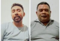 Ketua Panitia, Yohanes Borgias Riga (kiri) dan Camat Wewaria, Fidelis Bella (kanan) (Foto: Mateus Bheri/SP)