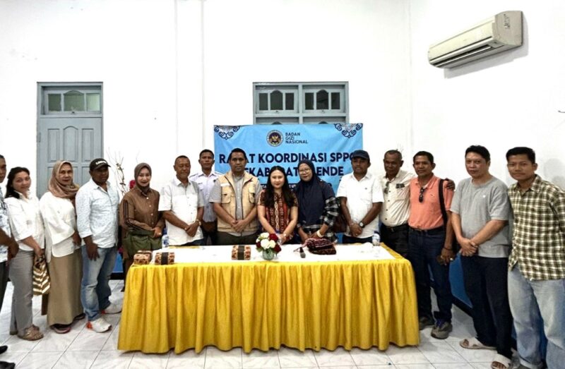 Rapat koordinasi bersama SPPG se-Kabupaten Ende (Foto: Mateus Bheri/SP)