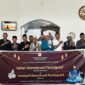 Pose bersama Komisioner KPU Ende bersama Tokoh Agama dan Umat Muslm usai kegiatan sosialisasi dan pendidikan pemilih di Masjdi Baiturrahim Puudhombo Nangaba (Foto: Istimewa)