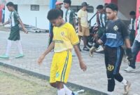 Pertandingan penyisihan pool C antara, SMAK Syuradikara vs SMAN Maurole (Foto: Mateus Bheri/SP)