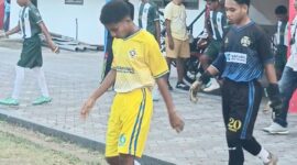 Pertandingan penyisihan pool C antara, SMAK Syuradikara vs SMAN Maurole (Foto: Mateus Bheri/SP)
