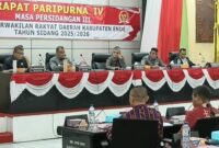 Rapat Paripurna IV Masa Persidangan III DPRD Kabupaten Ende (Foto: Mateus Bheri/SP)