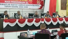 Rapat Paripurna IV Masa Persidangan III DPRD Kabupaten Ende (Foto: Mateus Bheri/SP)