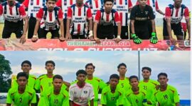 Laga perdana antara SMANSA Wolowaru vs SMAK St. Petrus (Foto: Mateus Bheri/SP)