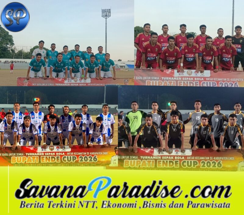 Partai Kedua, Wolowaru FC vs Ende Timur FC dan Partai Ketiga, Kotabaru FC vs Nangapanda FC (Foto: Mateus Bheri/SP)