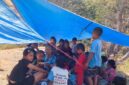 Warga Desa Neotonda, Kecamatan Kotabaru, Kabupaten Ende yang mengungsi di atas bukit pasca gempa mengguncang Flores, Rabu, 15 Agustus 2026 (Foto: Mateus Bheri/SP)