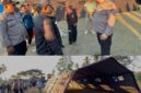 Kapolres Ende meninjau Langsung korban bencana gempa di Maukaro Ende (Foto: Mateus Bheri/SP)