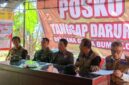 Kepala BNPB, Letjen TNI Dr. Suharyanto, S. Sos,.M.M pimpin rapat bersama Bupati dan Wakil Bupati Ende saat berkunjung ke Ende meninjau lokasi korban terdampak bencana gempa Flores (Foto: Mateus Bheri/SP)