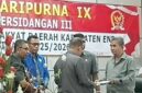 Rapat Paripurna DPRD Kabupaten Ende (Foto: Mateus Bheri/SP)