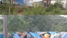 Posko Pengungsian Terpusat di Dusun Nioniba, Desa Kebirangga, Kecamatan Maukaro, Kabupaten Ende masih di tempati warga (Foto: Mateus Bheri/SP)