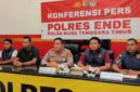 Konferensi Pers yang di Gelar Polres Ende (Foto: Mateus Bheri/SP)