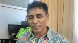 Kepala Bidang Aset Daerah BPKAD Kabupaten Ende, Herman Mbipi (Foto: Mateus Bheri/SP)