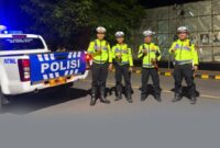 Personil Satuan Lalu Lintas (Satlantas) Polres Ende (Foto; Mateus Bheri/SP)