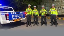 Personil Satuan Lalu Lintas (Satlantas) Polres Ende (Foto; Mateus Bheri/SP)