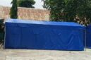 Tenda Darurat yang diadakan penyedia untuk salah satu sekolah di Kabupaten Ende (Foto: Mateus Bheri/SP)