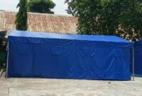 Tenda Darurat yang diadakan penyedia untuk salah satu sekolah di Kabupaten Ende (Foto: Mateus Bheri/SP)