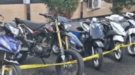Polres Ende Aman Lima Motor yang melakukan aksi balapan liar (Foto: Mateus Bheri/SP)