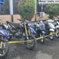 Polres Ende Aman Lima Motor yang melakukan aksi balapan liar (Foto: Mateus Bheri/SP)