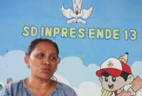 Guru Honor di Kabupaten Ende, Christiana Gaa, S. P.d (Foto: Mateus Bheri/SP)